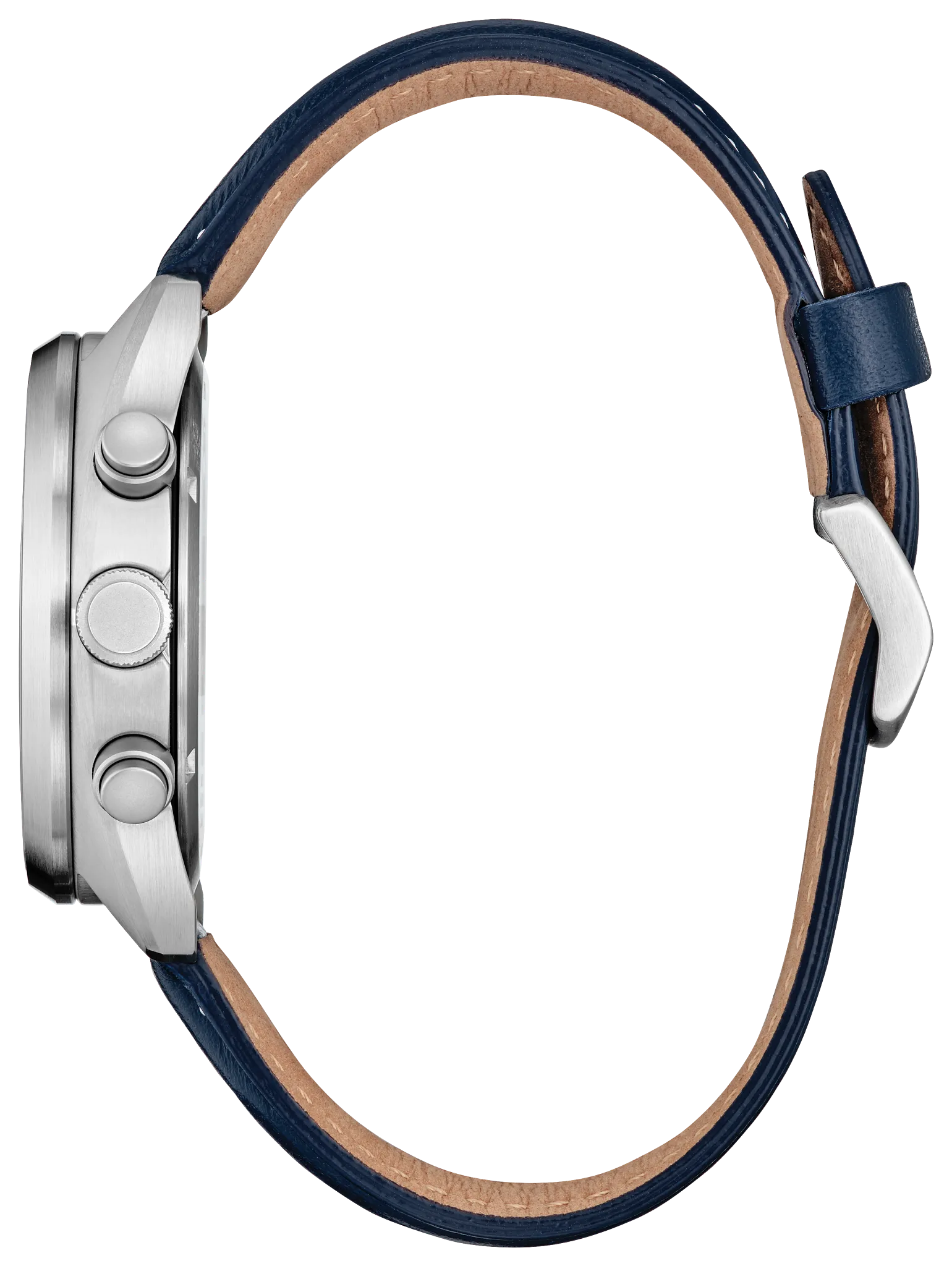 Captain America 85th Anniversary Blue Dial Leather Strap CA7046